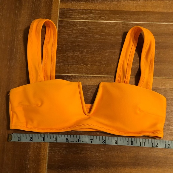 EUC padded v bandeau bikini top Sz XS - Picture 8 of 8